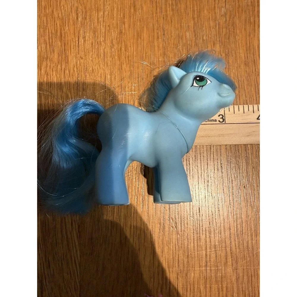 Vintage My Little Pony G1 Blue Pony‎ Hasbro Made in Hong Kong No Symbol
